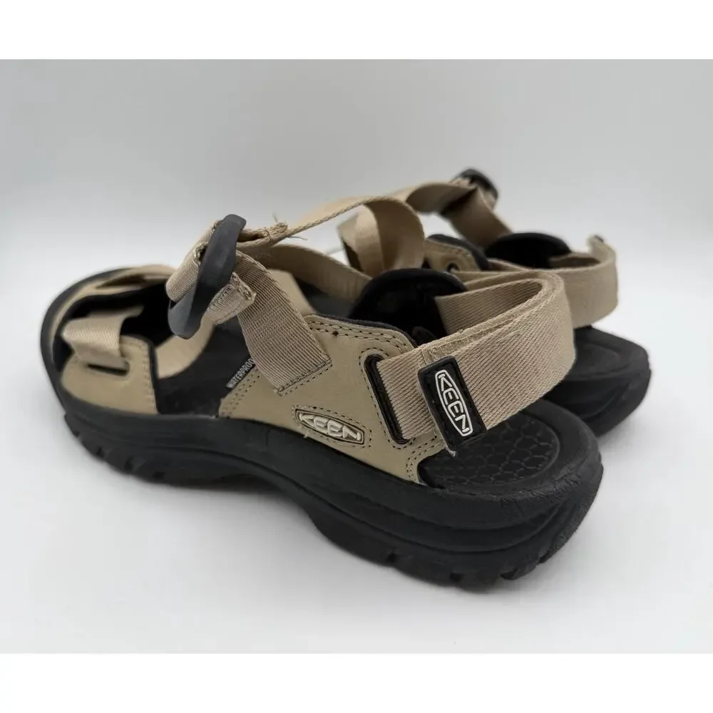 Keen Zerraport II Tan & Black Waterproof Sandal Men’s Size 9.5 Trail Hiking Lake